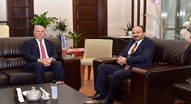 Rektör Çakmak'a hayırlı olsun ziyaretleri 